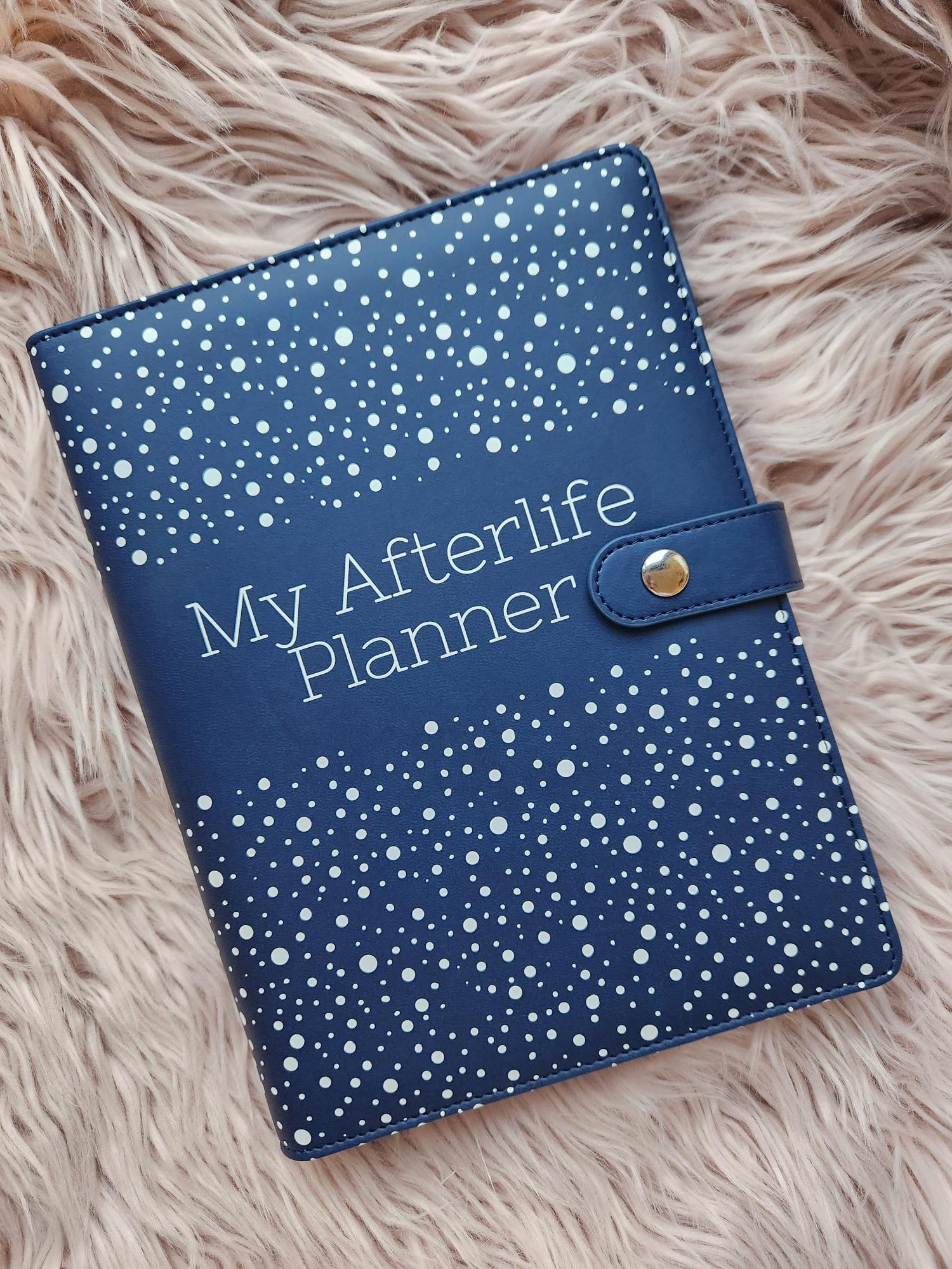 A5 Pu Leather Planner - Navy Blue NEW SHADE – My Afterlife Planner