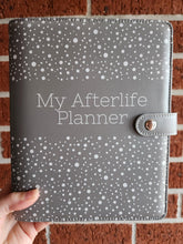 Load image into Gallery viewer, PU Leather Afterlife Planner - Dark Grey
