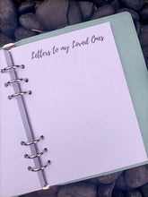 Load image into Gallery viewer, A5 PU Leather Afterlife Planner - Green
