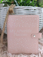 A5 PU Leather Afterlife Planner - Pink